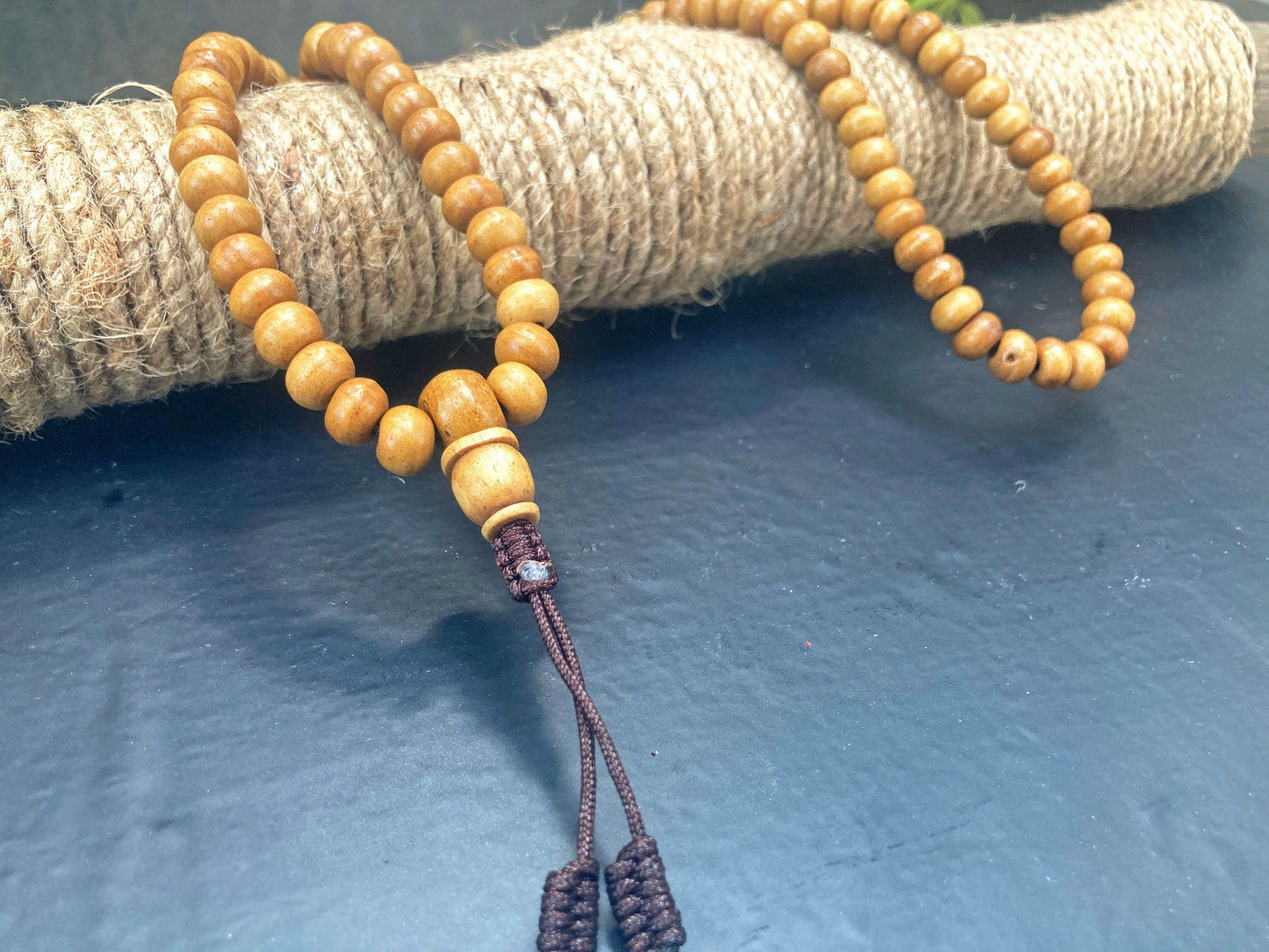 Yak Bone Tibetan Mala, Kapala Prayer Beads, Protection Necklace, Buddhist Jewelry, Yoga Gifts, Handmade Jewelry