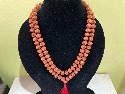 Pathri Rudraksha Lab Certified, 13 mm Indonesian Chikna Rudraksha Mala, Chikna Rudraksha, Chikna Mala, Pathri Rudraksha Mala, Pathari Beads