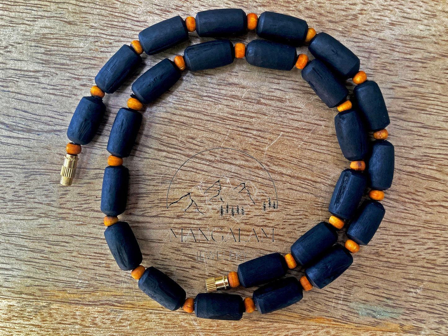 Shyama Tulsi Necklace, Black Tulsi Mala, Krishna Necklace, Kantha Mala, God Gifts, Auspicious Gifts