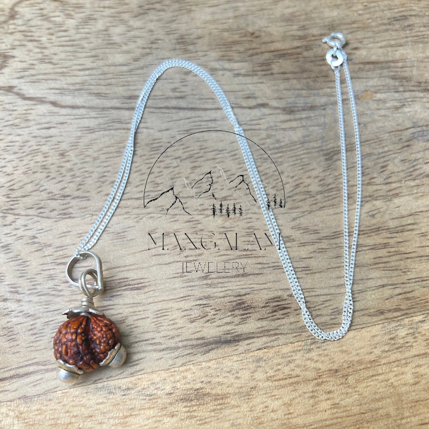 Indonasian Gauri Shankar Rudraksha Bead - Lab Certified • Gauri Shankar Rudraksha Seed From Indonasia, Yoga Gifts, Indonasian Rudraksha