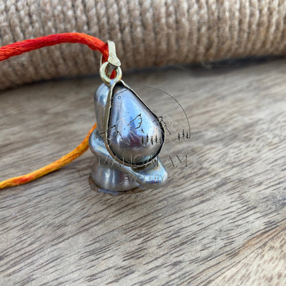 Siddha Parad Pendent, Parad Pendant , Parad Goli, Parad Necklace, Parad oval Pendent - Religious Gifts - God Shiva, Pooja Items