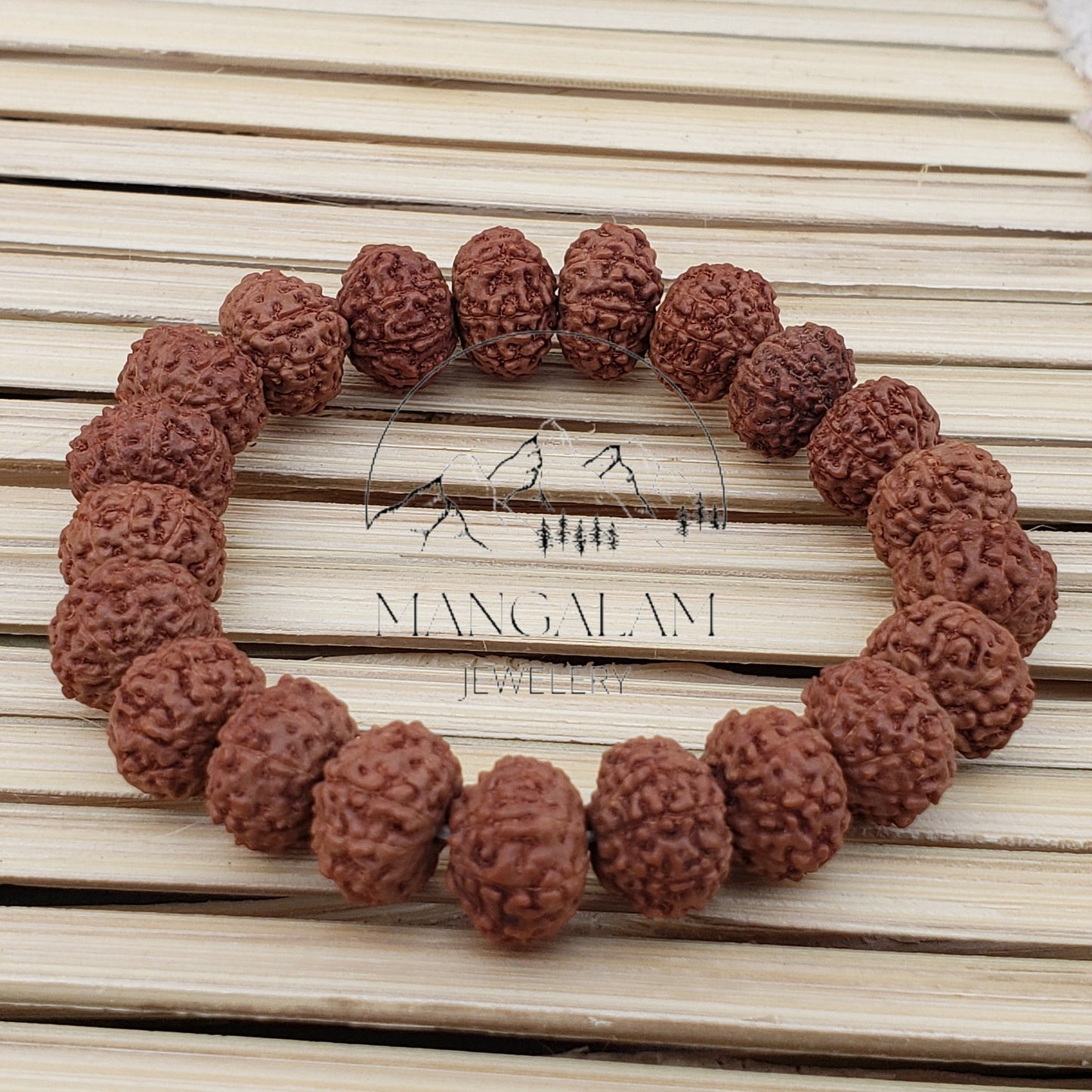 Nine Mukhi Bracelet -Lab Certified, 9 Mukhi Rudraksha Bracelet, Shiva Bracelet, Yoga Bracelet, Nine Faced Rudraksha Bracelet