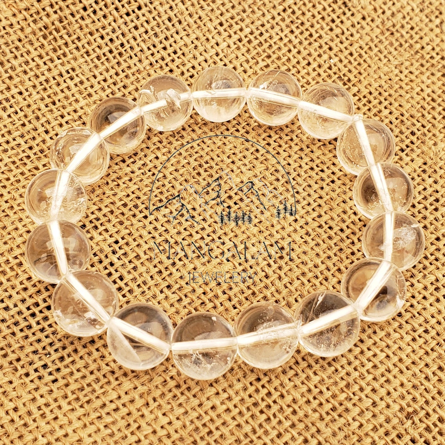 Clear Quartz Bracelet, Mala Bracelet, Yoga Bracelet, Master Healer bracelet, Gift For Yoga Lovers,