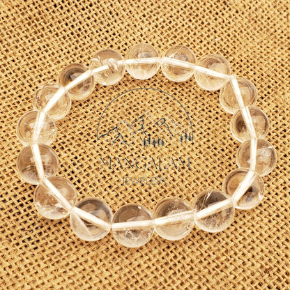Clear Quartz Bracelet, Mala Bracelet, Yoga Bracelet, Master Healer bracelet, Gift For Yoga Lovers,