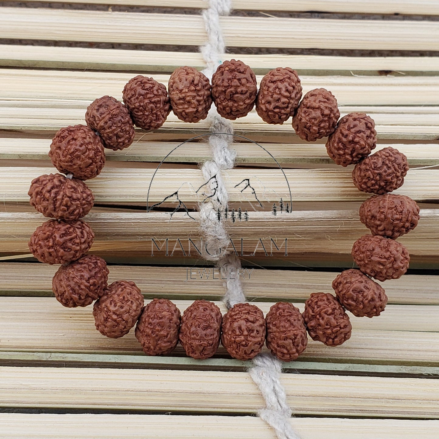 Nine Mukhi Bracelet -Lab Certified, 9 Mukhi Rudraksha Bracelet, Shiva Bracelet, Yoga Bracelet, Nine Faced Rudraksha Bracelet