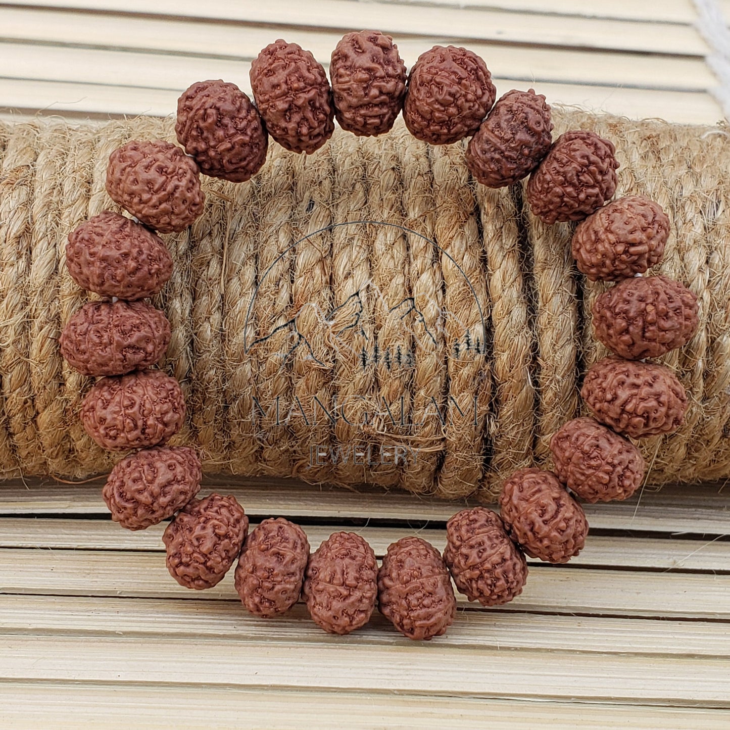 Nine Mukhi Bracelet -Lab Certified, 9 Mukhi Rudraksha Bracelet, Shiva Bracelet, Yoga Bracelet, Nine Faced Rudraksha Bracelet