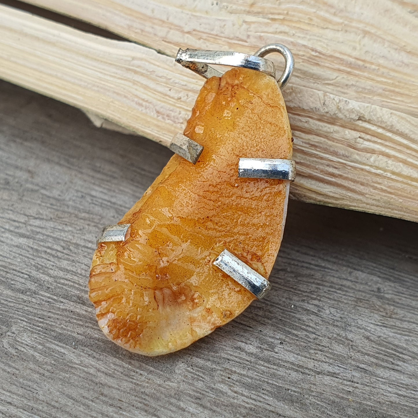 Natural Shukra Mani Pendant- Lab Certified, Venus Pendant, Yoga Gifts, Crystal Pendant, Healing Pendant, Natural Stone Jewelry