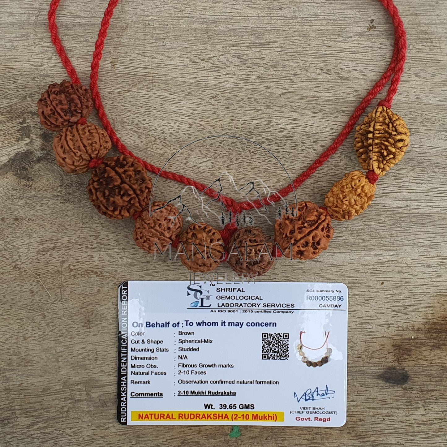 Rudraksha Kantha, Nepali Rudraksha Mala 2 - 10 Mukhi Kantha Spiritual Jewelery, Rudraksha Jewelery