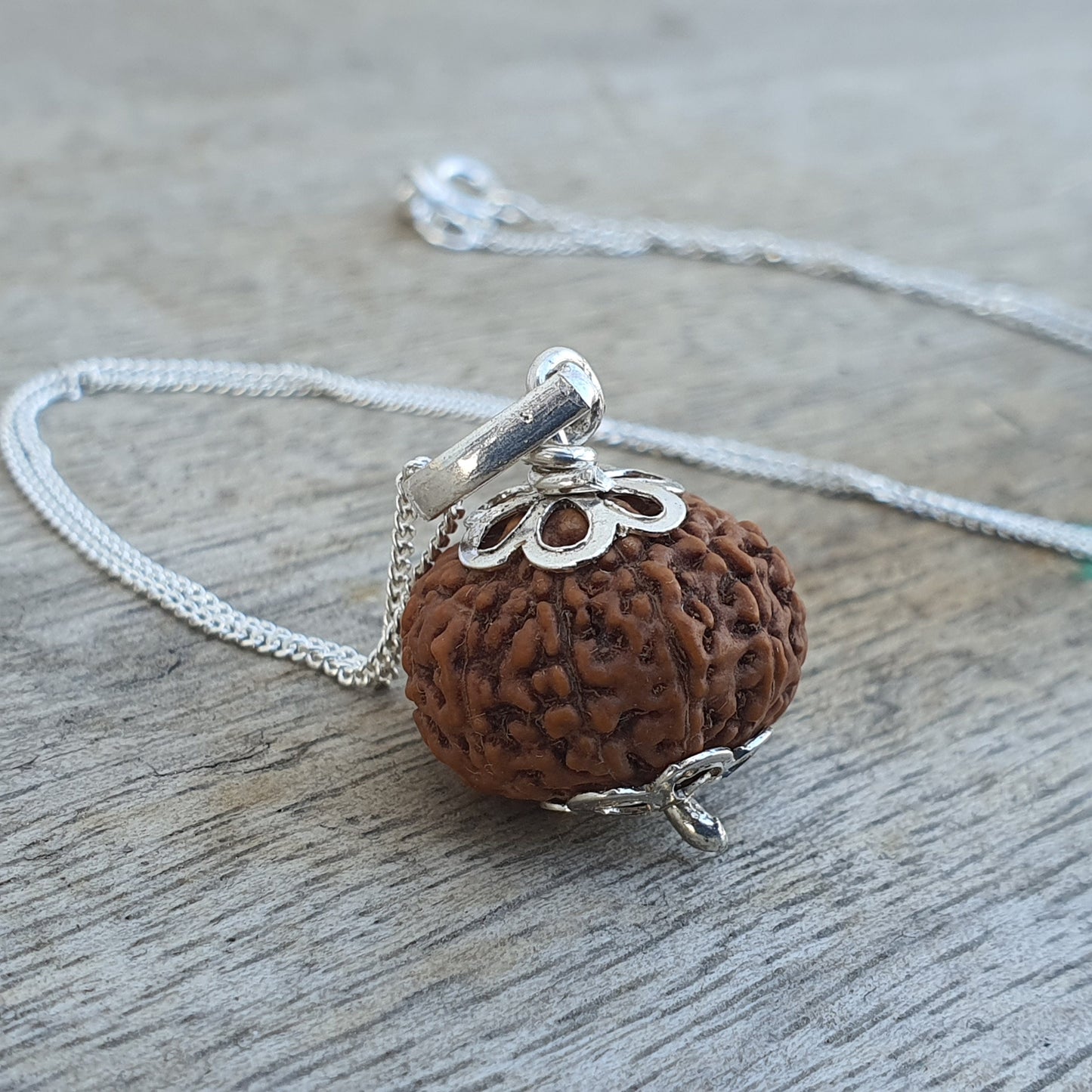 11 Mukhi Indonasian Rudraksha Bead-Lab Certified For Good Luck & Fortune, Gifts For Yoga Lovers, 11 Faced Rudraksha Seed, Handmade Jewelry
