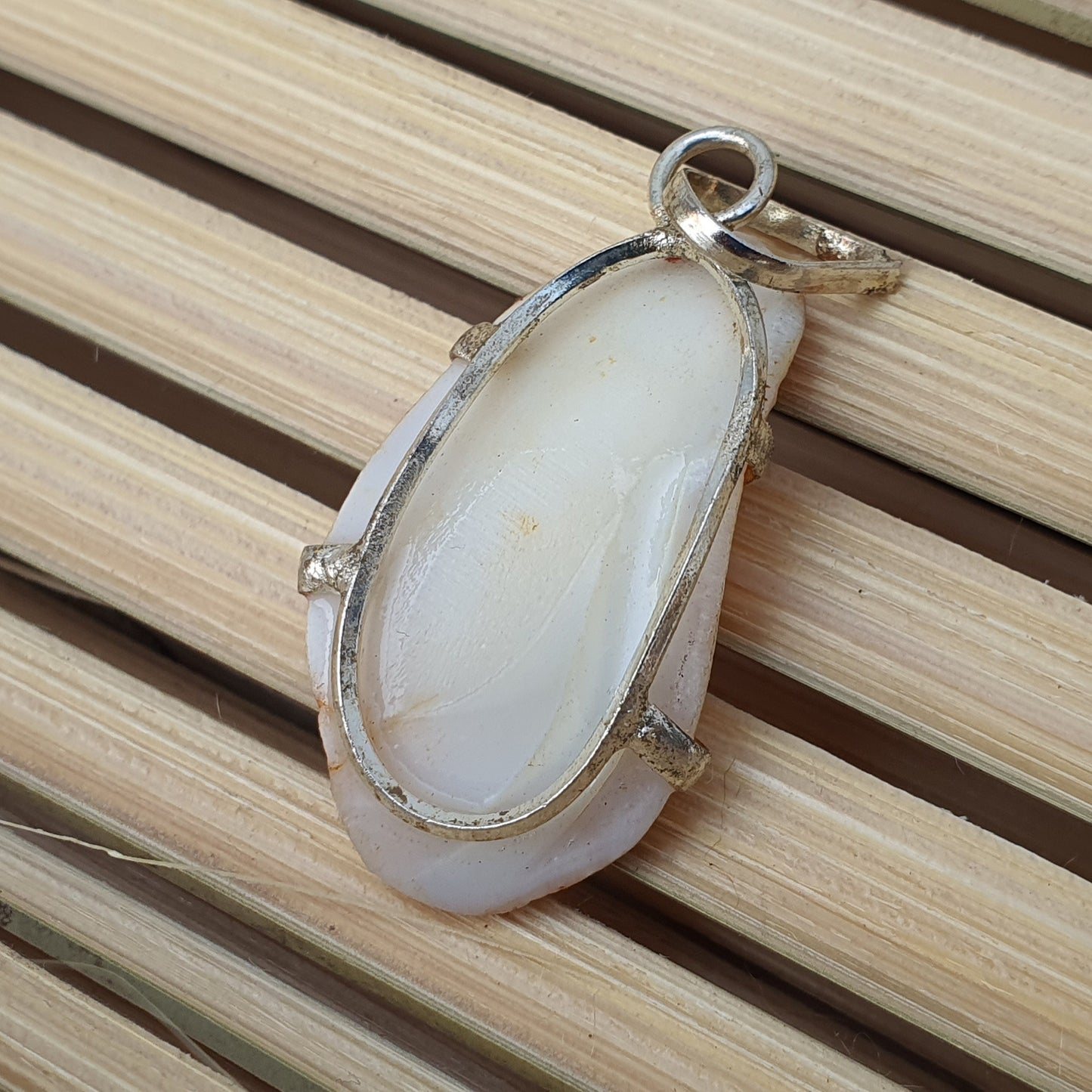 Natural Shukra Mani Pendant- Lab Certified, Venus Pendant, Yoga Gifts, Crystal Pendant, Healing Pendant, Natural Stone Jewelry