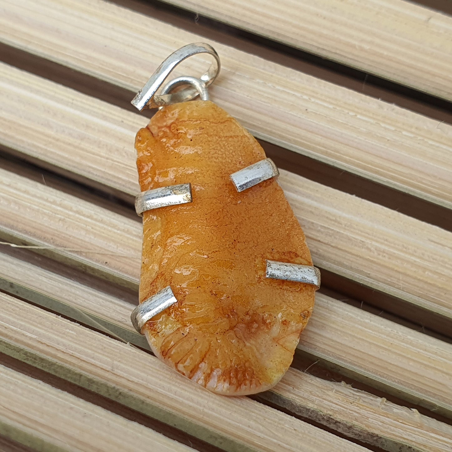 Natural Shukra Mani Pendant- Lab Certified, Venus Pendant, Yoga Gifts, Crystal Pendant, Healing Pendant, Natural Stone Jewelry