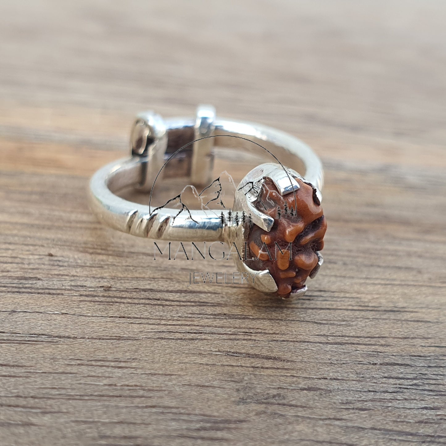 One Mukhi Rudraksha Ring, Java Rudraksha Ring, Rudraksha Jewelery, One Mukhi Rudraksha