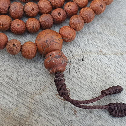 Raktu bead mala, Raktu Mala, Tibetan mala, 108 Mala Bead, Yoga Jewelery