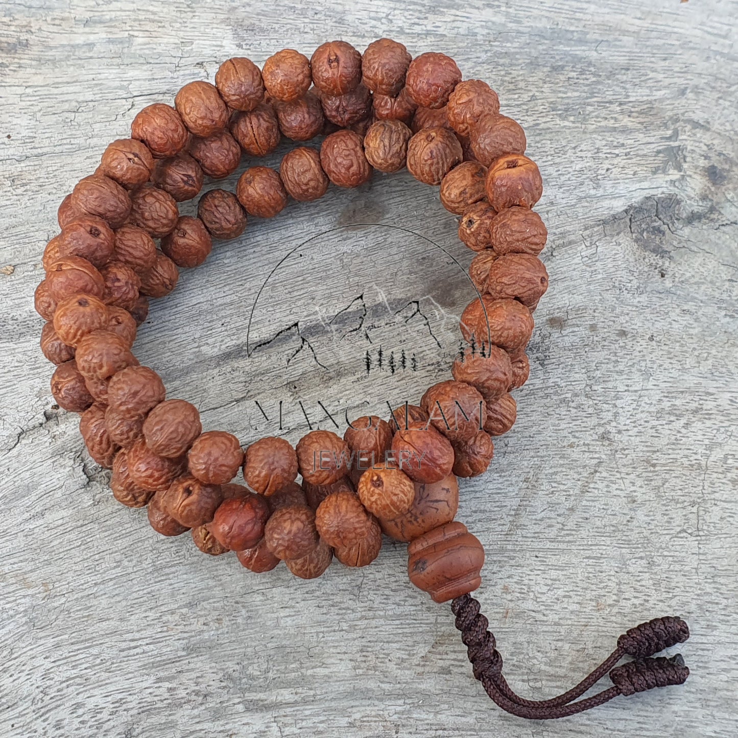 Raktu bead mala, Raktu Mala, Tibetan mala, 108 Mala Bead, Yoga Jewelery