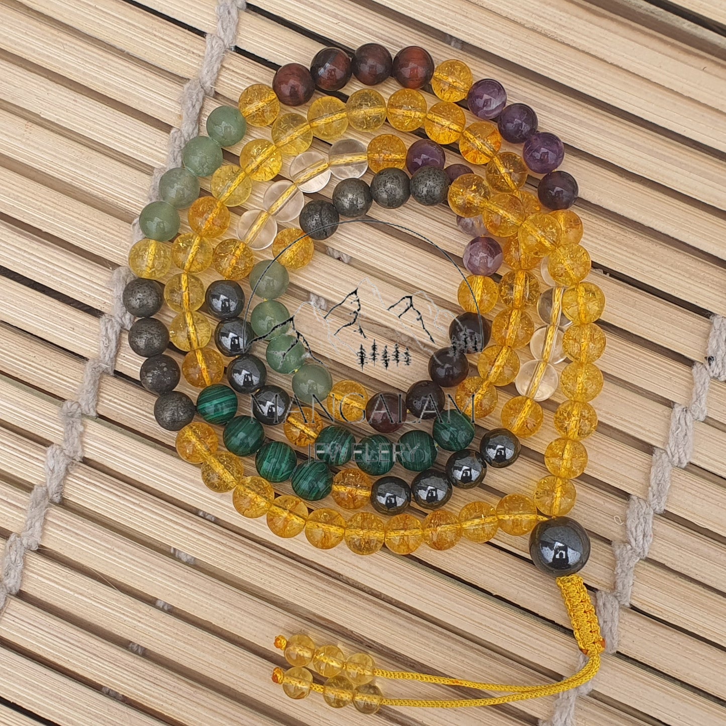 Wealth Maker 108 Beads Mala Necklace Bracelet For Manifestation, Financial Success, Attract Prosperity, Abundance • Money Maker • Good Luck