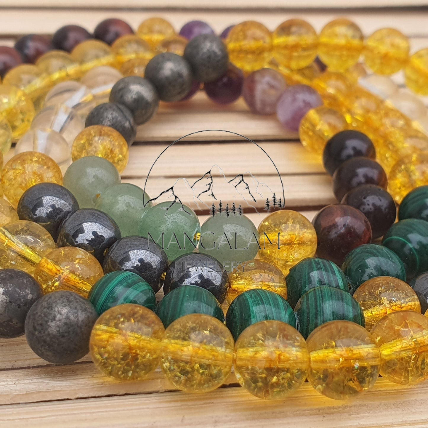 Wealth Maker 108 Beads Mala Necklace Bracelet For Manifestation, Financial Success, Attract Prosperity, Abundance • Money Maker • Good Luck