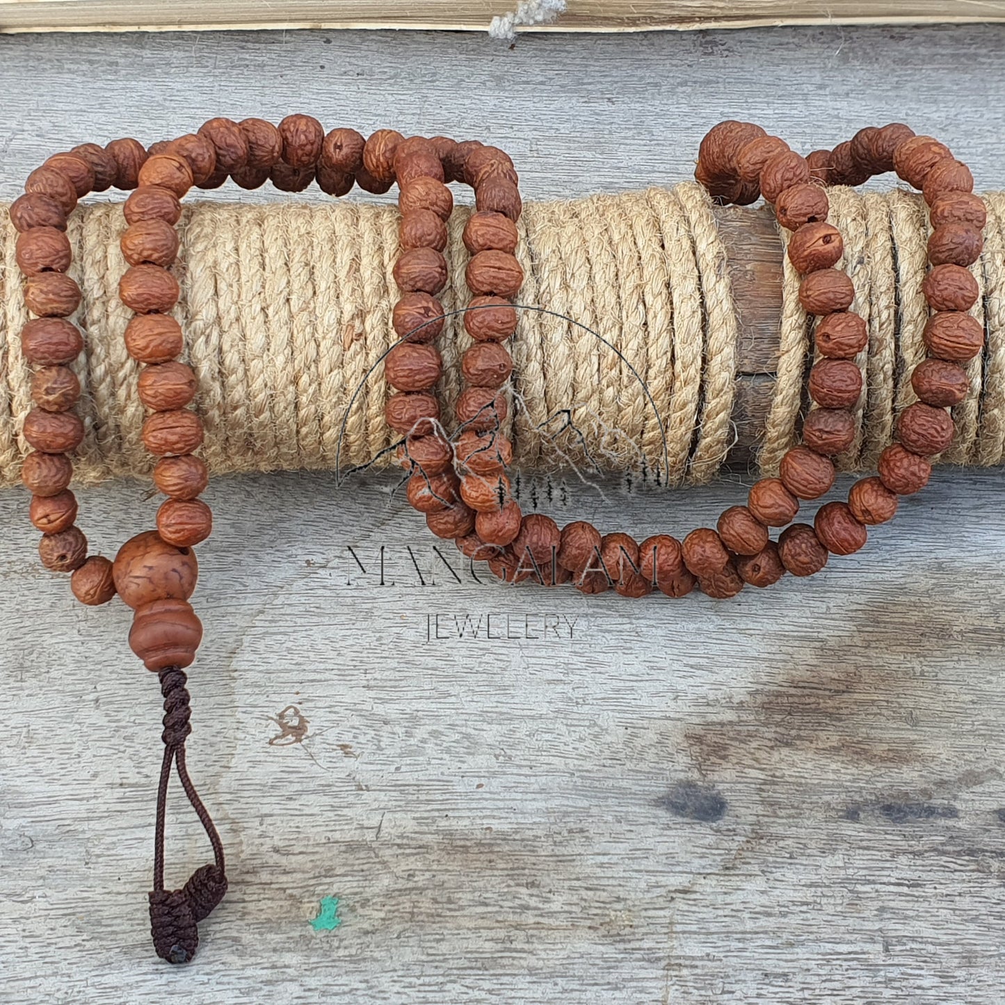 Raktu bead mala, Raktu Mala, Tibetan mala, 108 Mala Bead, Yoga Jewelery