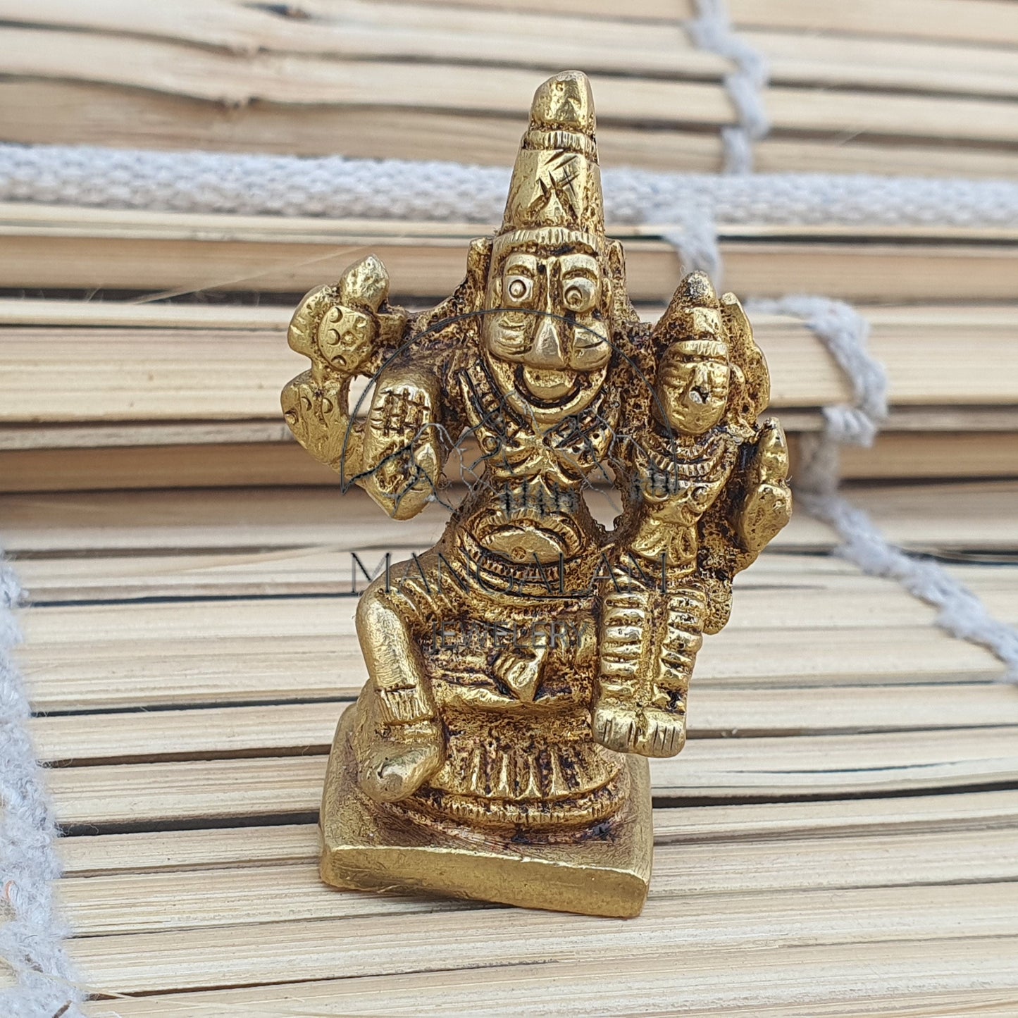 Laxmi Narsimha Brass Idol , Lord Narsimha Idol Religious Gifts, Brass Idol, Ritual Object