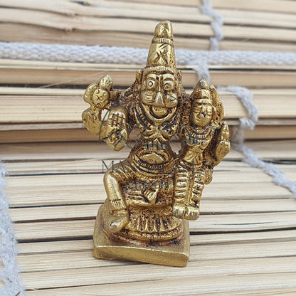 Laxmi Narsimha Brass Idol , Lord Narsimha Idol Religious Gifts, Brass Idol, Ritual Object