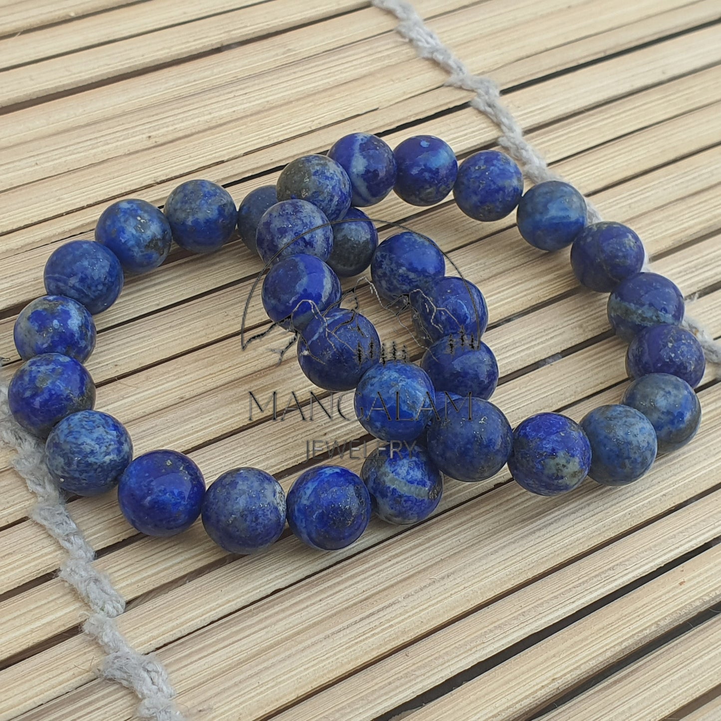 Lapis Lazuli 12mm Bracelet AAA+ (Highest Quality), 108 Lapis Lazuli Stone Hand Knotted Bracelet, Lapis Bracelet Gemstone Bracelet