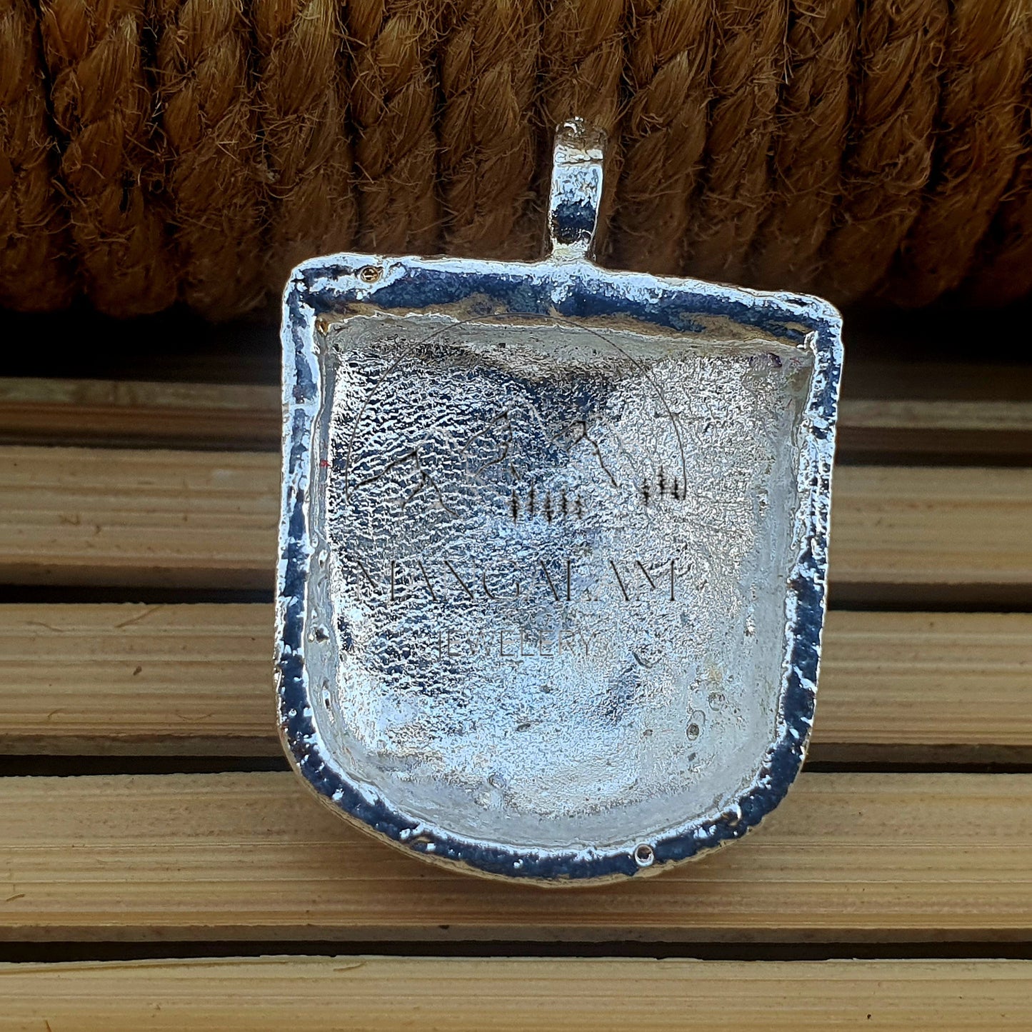 Jagannath Baladev and Subhadra Pendent - Sacred Hindu Deity Pendent for Worship and Silver Pendent