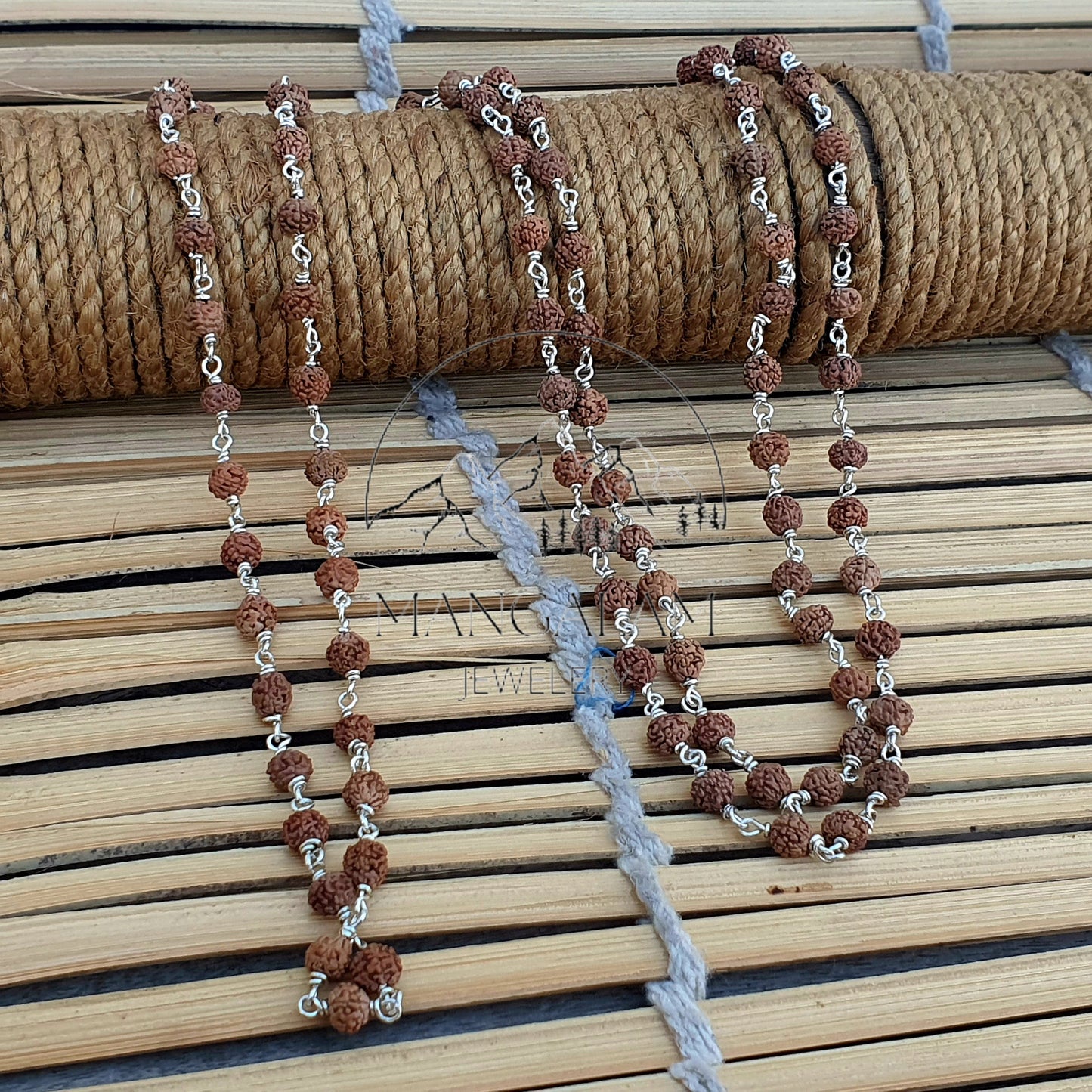 Silver Rudraksha Mala Necklace, Silver Rudraksha Necklace, India Women Mens Necklace, Hindu Shiva Necklace, Rudraksh Mala