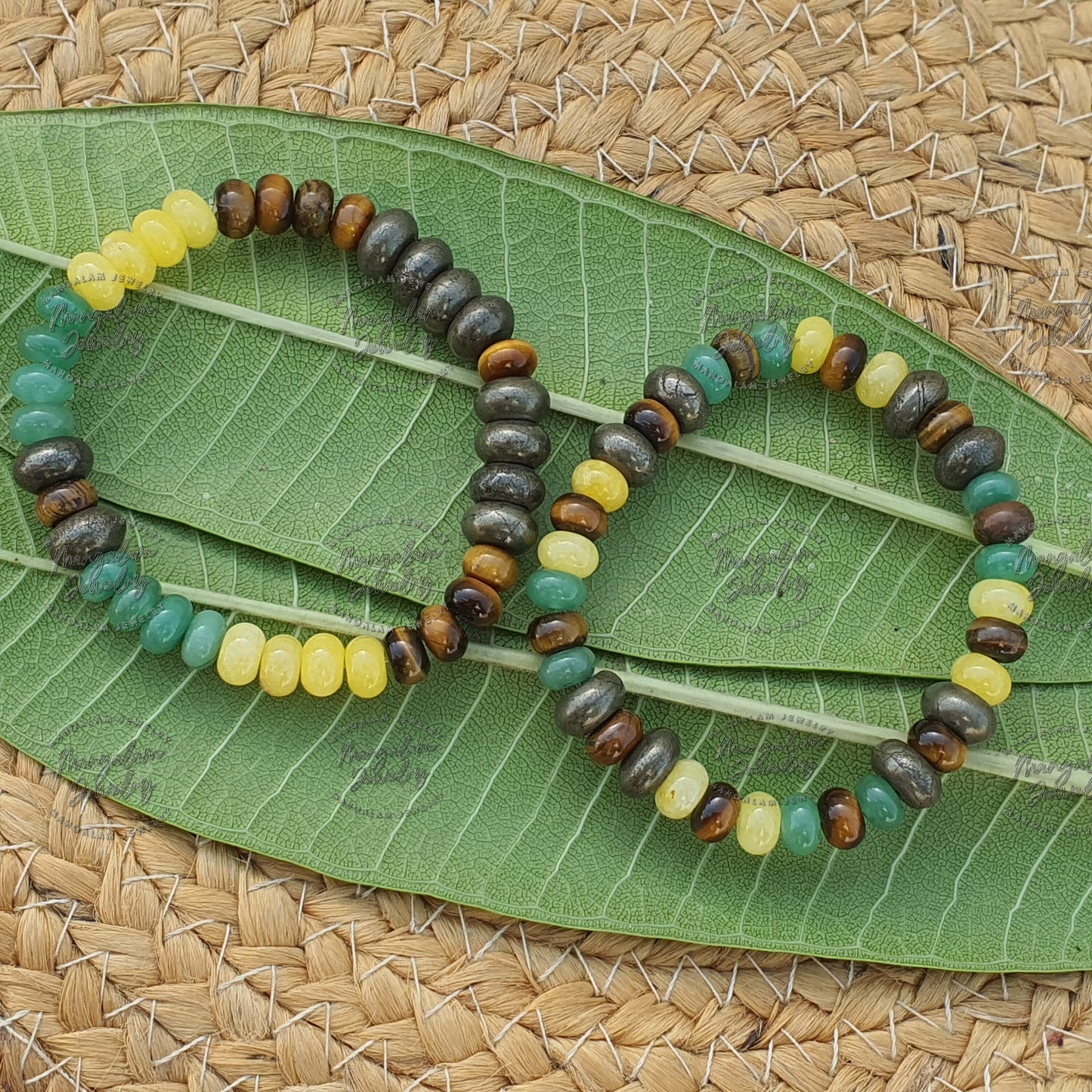 Dainty Money Maker, Aventurine, Pyrite, Citrine, Tiger Eye, Meditation Bracelet, Yoga Bracelet, Manifestation, Abundance, Prosperity Crystal