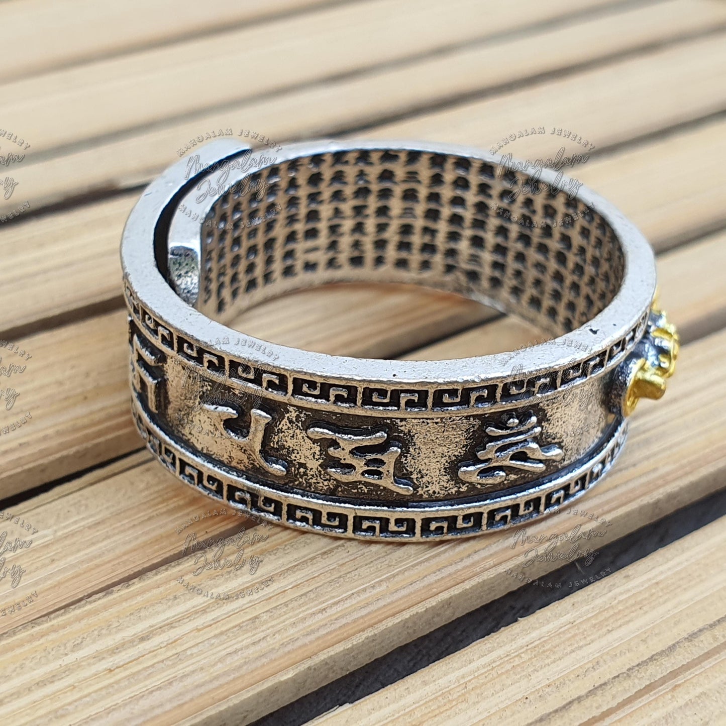 Adjustable Pixiu Ring and Pixiu Bracelet- Feng Shui Wealth Symbol Jewelry for Prosperity