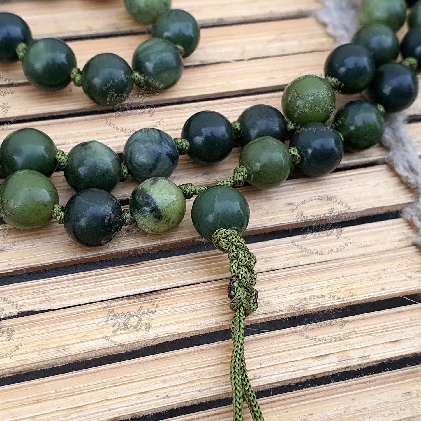 Nephrite Jade Mala AAA Quality, 108 Mala Beads, Yoga Gifts, Nephrite Jade Necklace, Statement Necklace.