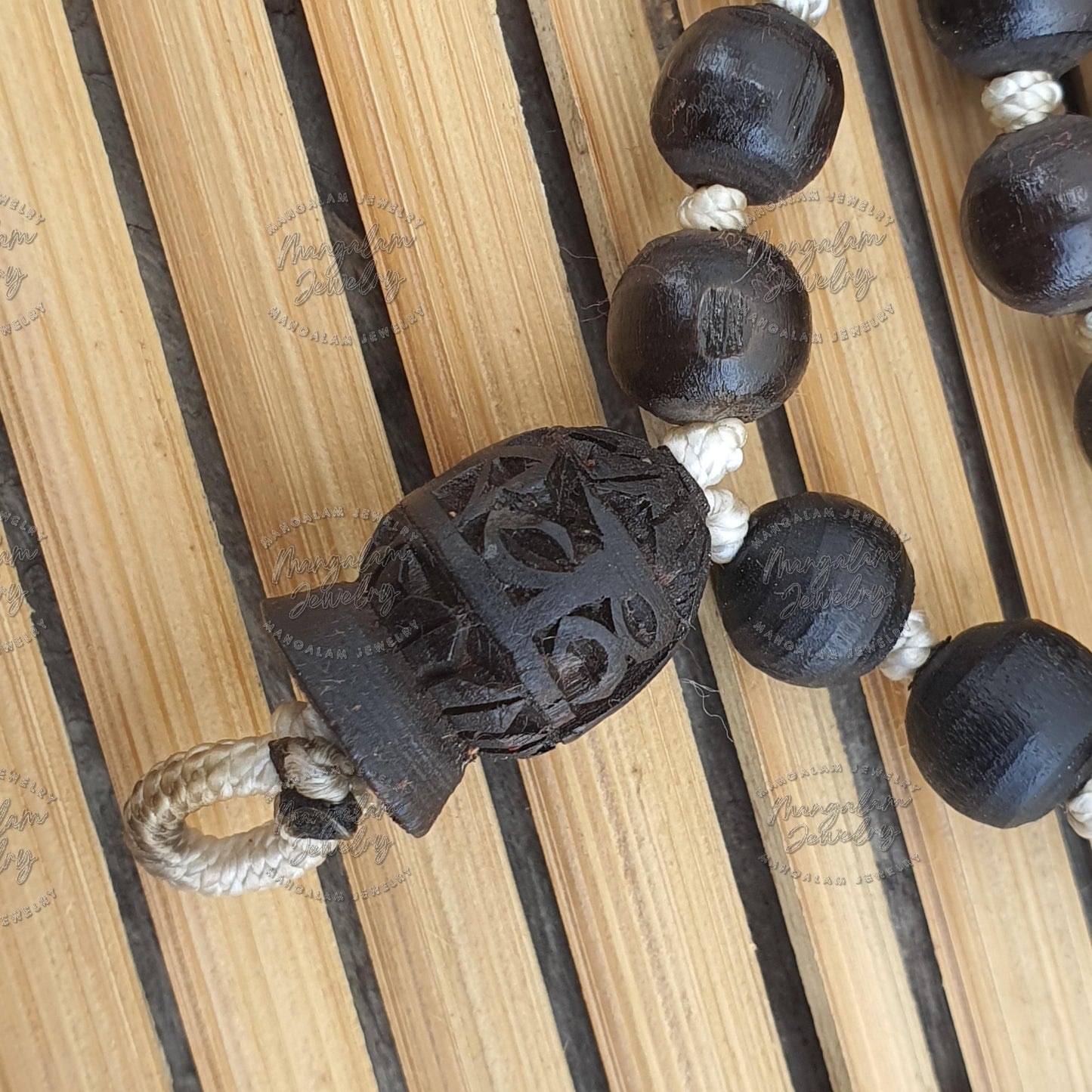 Black Tulsi Mala Necklace, 108 Mala Beads, Krishna Seed Necklace, God Gifts