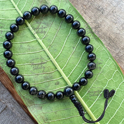 Black Onyx Bracelet, Mala Bracelet, Yoga Bracelet, Onyx bracelet, Gift For Yoga Lovers,