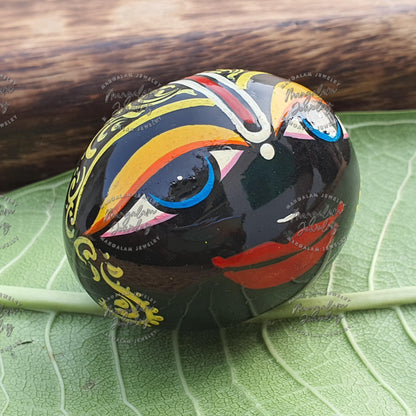 Decorated Laddu Gopal Shaligram, Hare Krishna Shaligram, Religious Gifts, Ritual Object, Krishna Idol