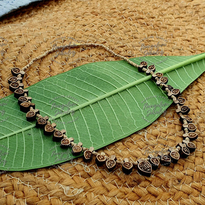Tulsi Kanthi Mala -Hare Ram Hare Krishna Maha Mantra Engraved,  Prayer Beads, Holy Basil Mala, Hare Krishna Gifts