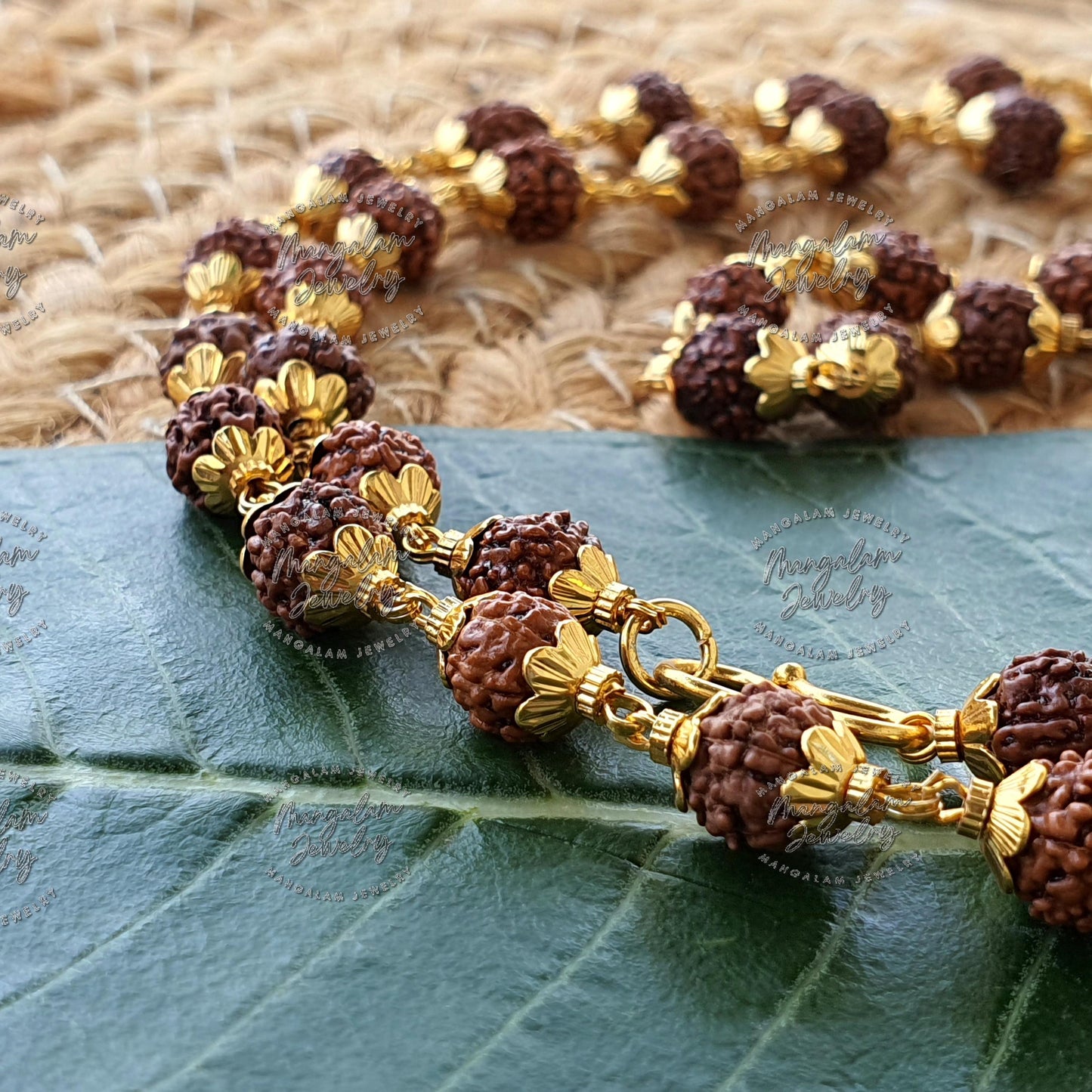 Rudraksha Necklace, 5 Mukhi Rudraksha Mala , Orignal Rudraksha Mala, Rudraksha Japa Mala