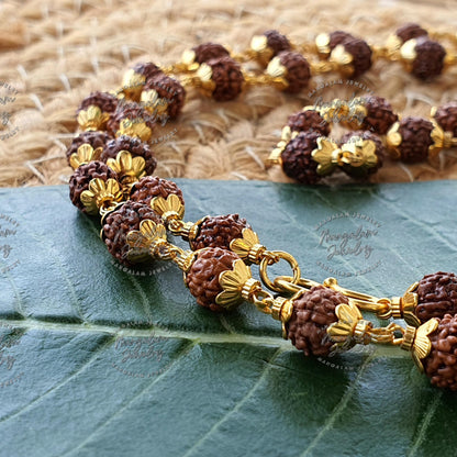 Rudraksha Necklace, 5 Mukhi Rudraksha Mala , Orignal Rudraksha Mala, Rudraksha Japa Mala