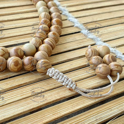 Wood Jasper Necklace, Wood Jasper Mala, Knotted Jasper Necklace, Protection Necklace, Healing Necklace, Calm Necklace, Handmade Necklace