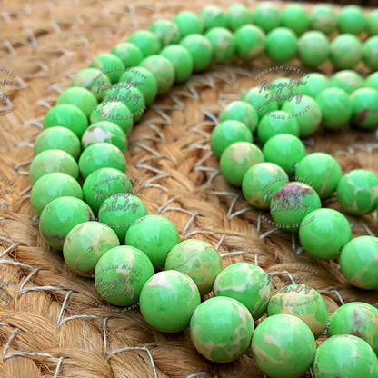 Conscience Mala, Sea Sediment Mala 8MM, Sea Sediment Jasper Necklace, Sea Sediment Jasper Mala, Knotted Mala, Handmade Necklace