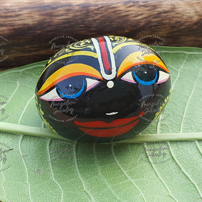 Decorated Laddu Gopal Shaligram, Hare Krishna Shaligram, Religious Gifts, Ritual Object, Krishna Idol