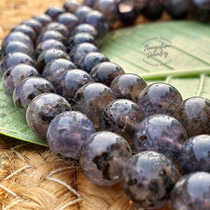 Lolite Necklace, Lolite Tibetan Necklace - Lolite Crystal Necklace - Yoga, Meditation & Balance, Healing Stone Necklace,