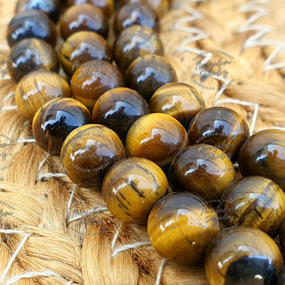 Tigers Eye 108 Mala Necklace 8mm Knotted Tigers Eye Necklace, Gemstone Japa Mala Beads, Protection Necklace, Tigers Eye Crystal Necklace